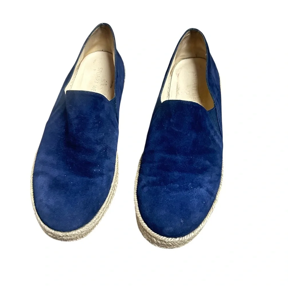 Stuart Weitzman Nugal Espadrille Flats Size Womens Size 10M Slip On
